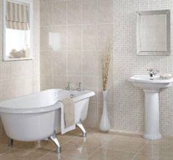 Плитка в ванной комнате: дизайн интерьеров и фото - фото